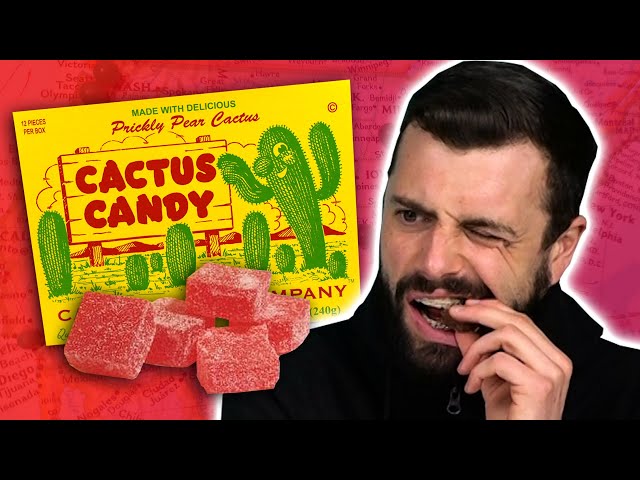 Irish People Try American State Candy