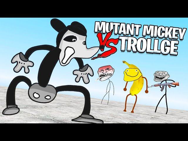 MUTANT MICKEY vs TROLLGE (Garry's Mod)