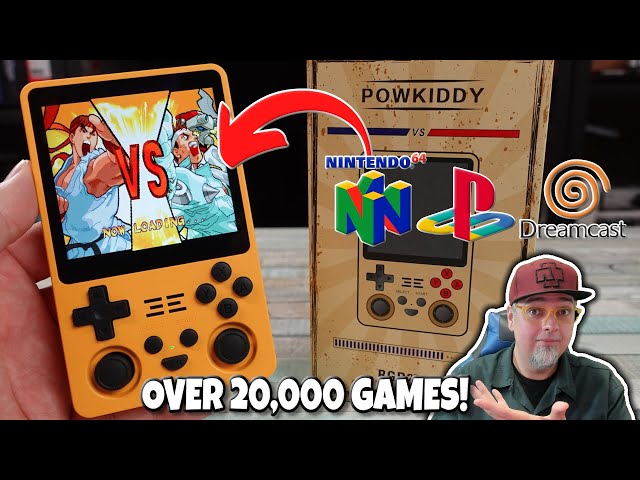 This Handheld Plays It ALL! But It Is Kind Of Goofy Looking! Powkiddy RGB20SX Review!