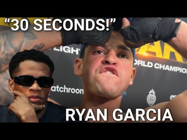 RYAN GARCIA REVEALS & SHOWS HOW HE PLANS ON KNOCKING OUT DEVIN HANEY (FULL INTERVIEW)