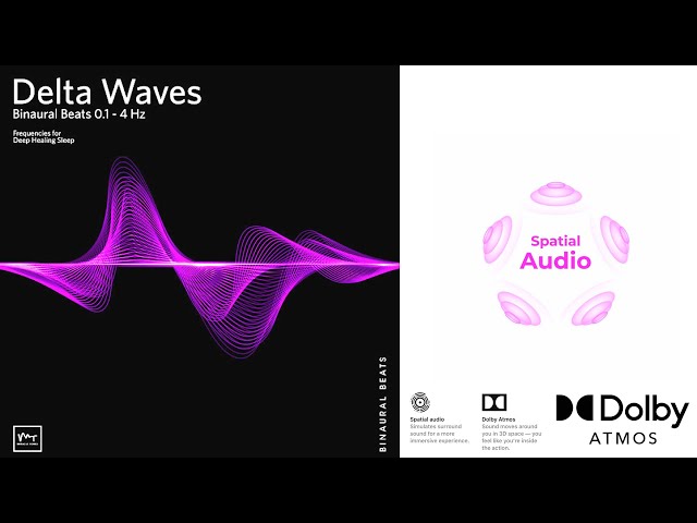 Dolby ATMOS Delta Waves for DEEP RELAXATION | ASMR Binaural Beats Audio 7.1