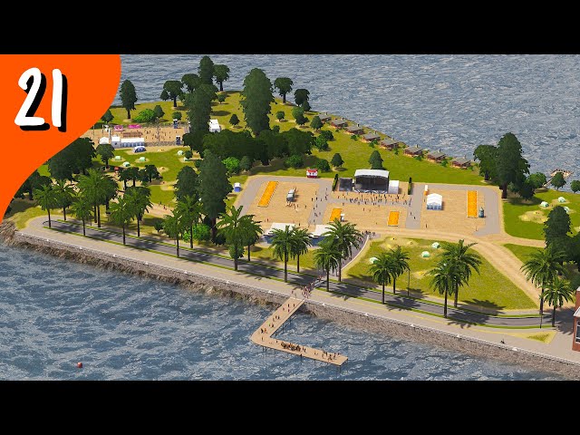 Island Festival Park! Cities: Skylines (Part 21)