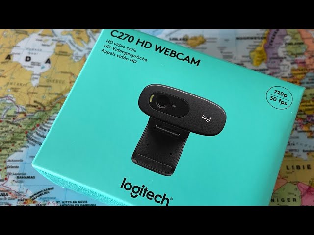 Logitech C270 HD Webcam Unboxing