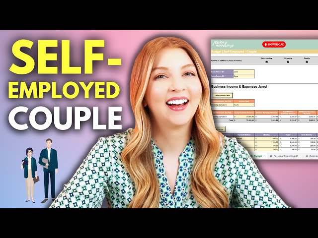 Self-Employed Couple - Budget Spreadsheet & Tutorial (EXCEL, GOOGLE SHEETS)