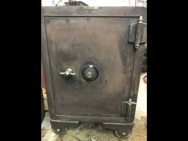 Breaking into locked antique safe! What's inside???