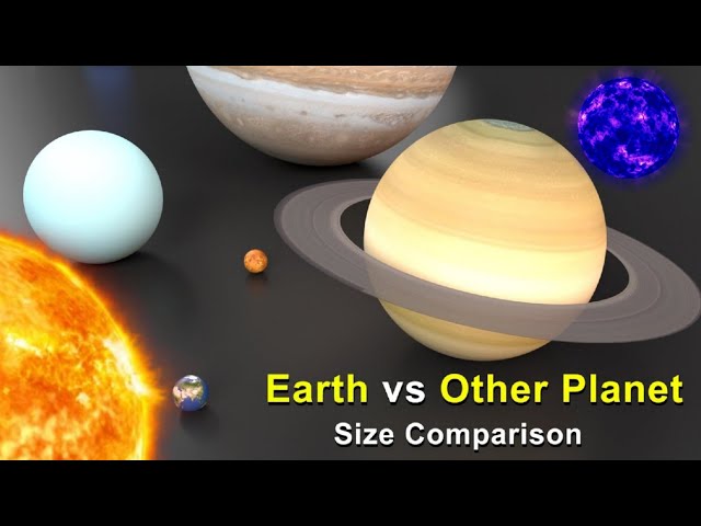 Universe stars size comparison