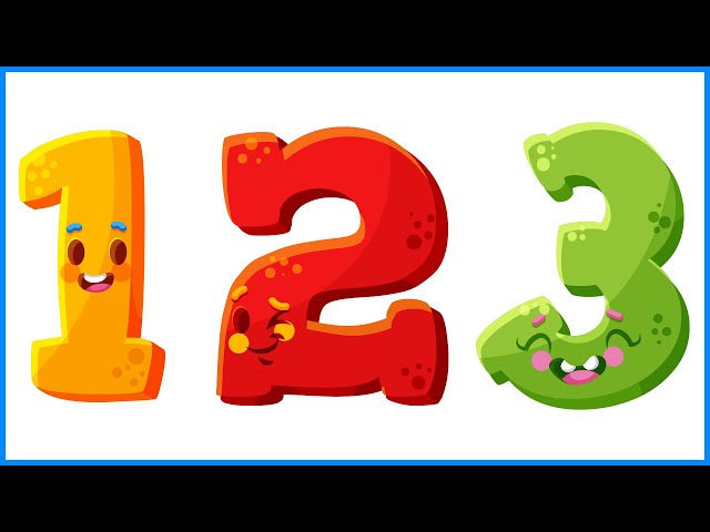 Learn Numbers 1 To 10, 123 Number Names | Kindergarten Education | 12345 Number Cartoon Video