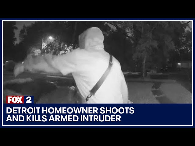 Detroit homeowner shoots and kills armed intruder: Him or me