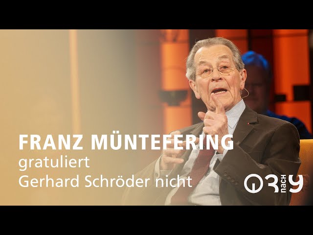 Klare Worte von SPD-Urgestein Franz Müntefering // 3nach9