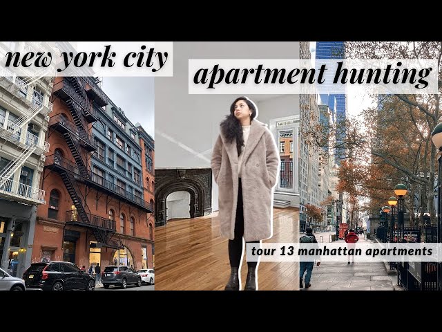 NYC APARTMENT HUNTING // touring 13 manhattan apartments, rent prices, tips (moving to nyc at 33)
