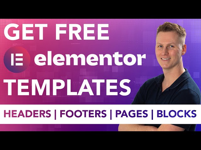 Get Elementor & Elementor Pro Templates For Free 🔥🔥