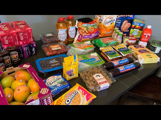 Meal Plan Grocery Haul - Large Family Living