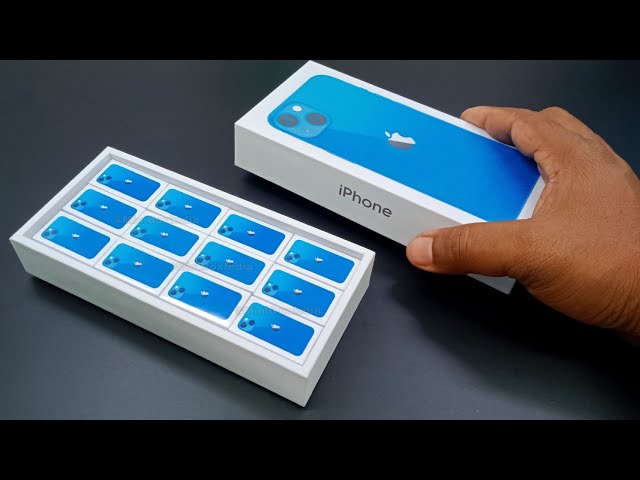 Special iphone 13 blue mini box unboxing 🔥🔥🔥