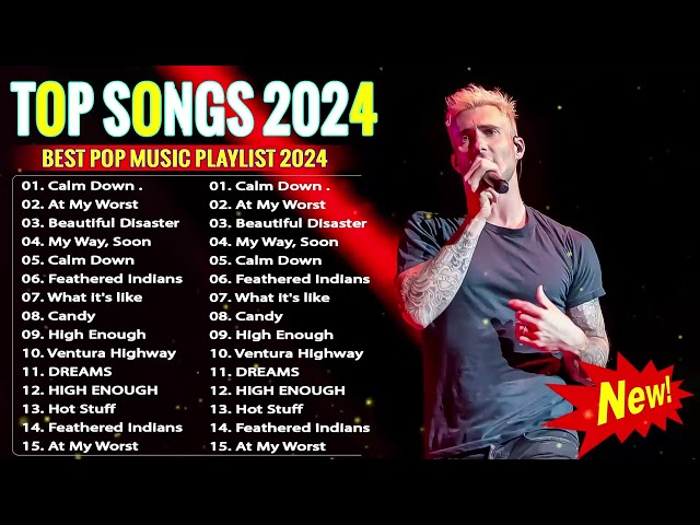 The Weeknd, ed sheeran , Dua Lipa, Maroon 5, Ed Sheeran, Adele, Ava Max - Top 100 Songs Of 2024
