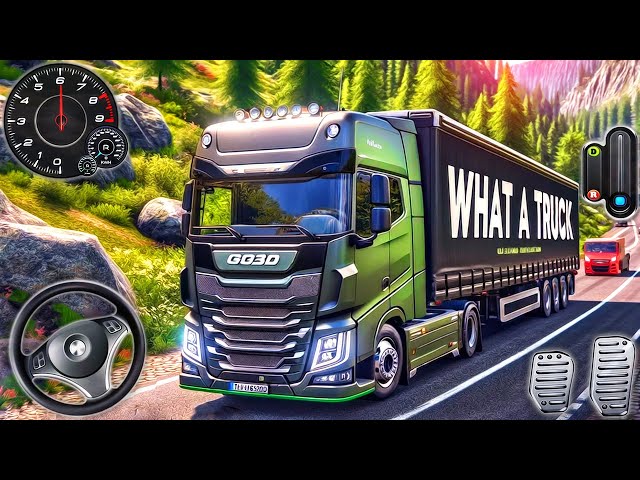 Trailer Truck Car Transporter Driving - Cargo Delivery Truck Parking Simulator - Android GamePlay #7