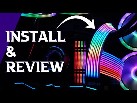How To Install Lian Li Strimer Plus RGB Cables + Review & How To Use