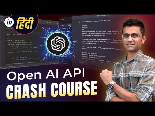 OpenAI Api Crash Course For Beginners in Hindi | Financial Data Extraction Tool Using OpenAI API