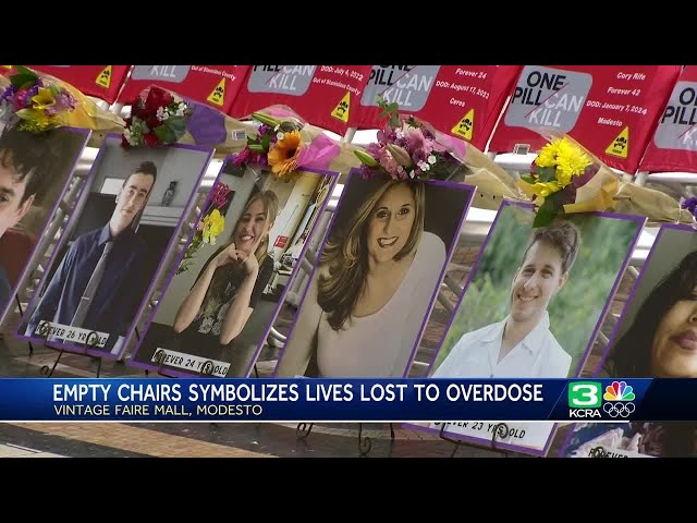 National Fentanyl Awareness Day: Victims of drug overdose memorialized at mall in Modesto