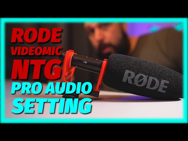 How To Enhance the audio of The RODE VideoMic NTG!!