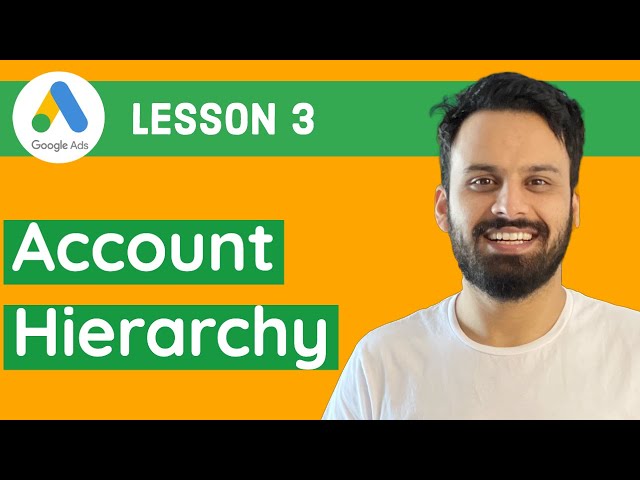 3 - Google Ads Tutorial 2021 [Complete Step By Step Course] - Account Hierarchy & Ad Groups