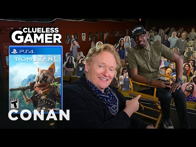 Clueless Gamer: "Biomutant" With JB Smoove - CONAN on TBS