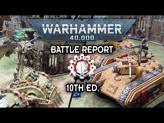 Death Guard Vs Mechanized Guard | Adepticon 10th Edition Battle Report | Warhammer 40,000