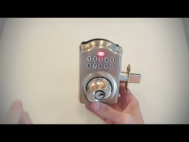How to Delete User Codes from Schlage Electronic BE365 Lock