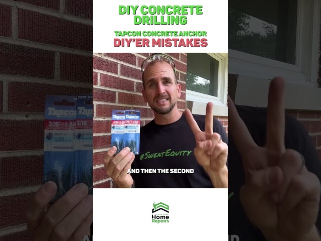 Common DIY Mistakes | Concrete Anchors