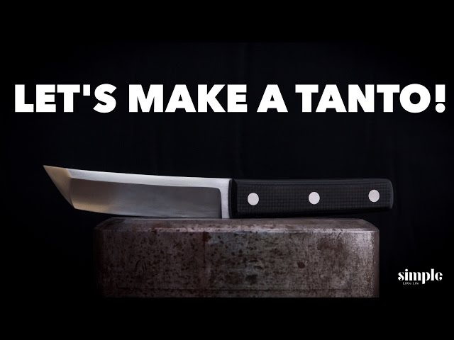 Knife Making - How to Make a Tanto Blade