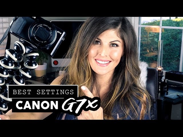 BEST CAMERA SETTINGS for VLOGGING on Canon G7x Mark ii