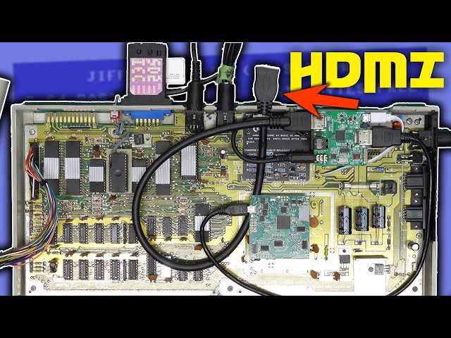 Commodore 64 full HDMI mod - digital video with audio from a C64