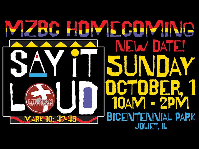 MZBC HOMECOMING 2023 October 1st! New Date! Don't Miss It!