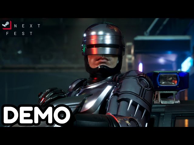 RoboCop Cleans Up Detroit | Robocop: Rogue City Demo | Steam Next Fest Oct 2023