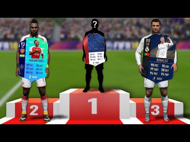 FASTEST CARD IN FIFA 18 SPEED TEST! (without the ball)