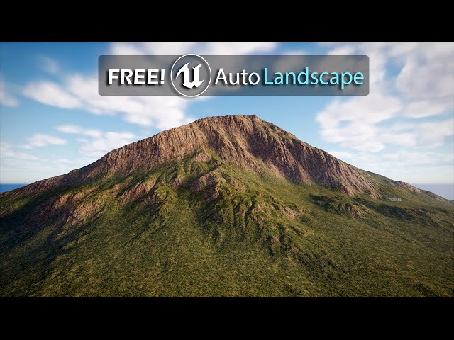 Free Unreal Engine Landscape Master Material Trailer - UE4 Realistic AutoLandscape