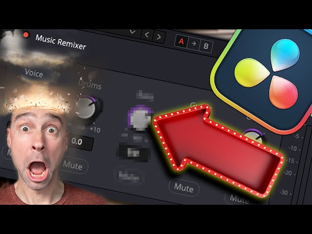 NEW Music REMIX Tool in DaVinci Resolve is AWESOME - Create NEW Songs!