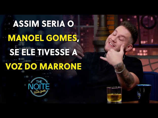 Sertanejo Denner faz imitação do Marrone misturada com Manoel Gomes | The Noite (24/04/24)