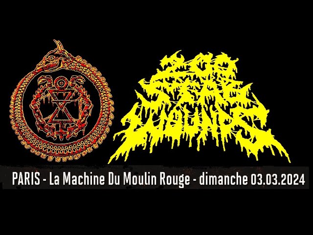200 STAB WOUNDS (US)  Live Paris @ La Machine du Moulin Rouge 03 03 2024