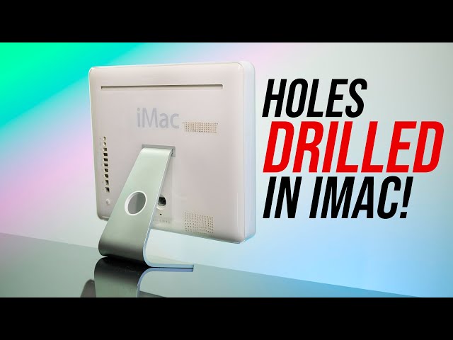 Someone Drilled HOLES In This iMac! Why?