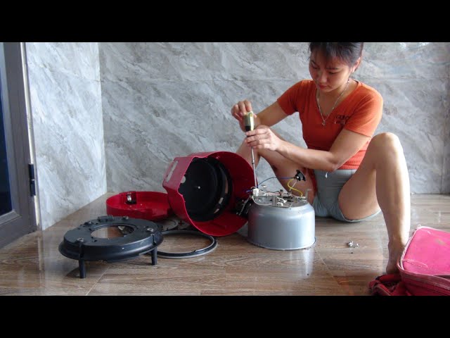 Repair and restore severely damaged rice cookers, Genius in repairing electrical equipment