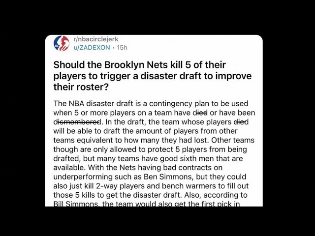 The Most Insane NBA Take I've Ever Seen