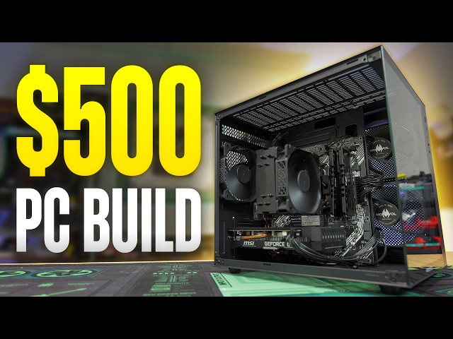 CLEAN $500 Budget Gaming PC Build Guide - NO RGB!