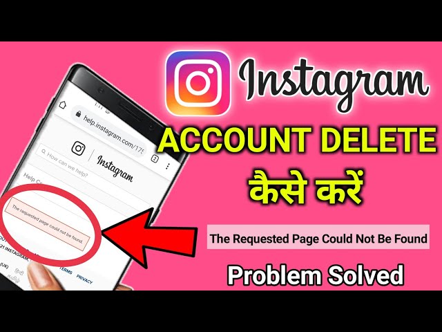 How to Delete Instagram Account 2021| Instagram Account Delete Kaise Kare