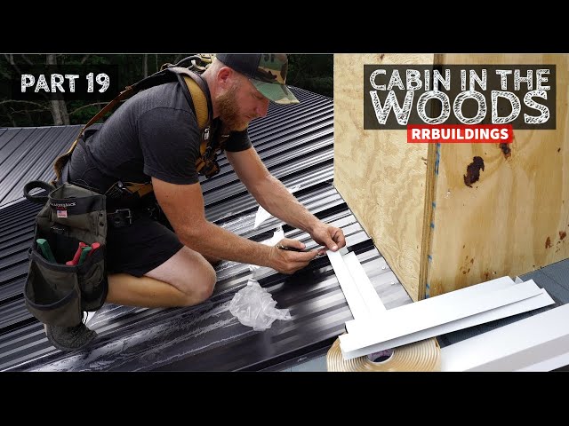 Cabin in the Woods Part 19: Finish Ceiling, Build Chimney
