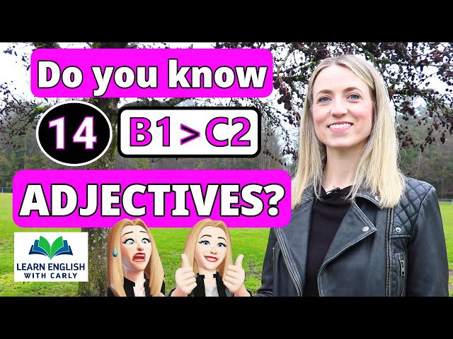 😊😖Advanced Adjectives (B1-C2) to Build Your Vocabulary #adjectives #vocabulary #emotions