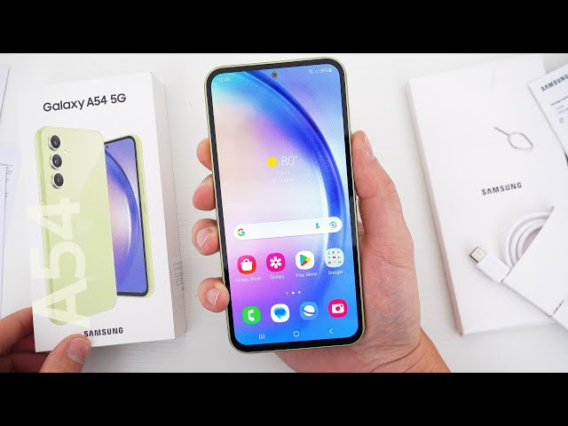 Samsung Galaxy A54 5G Unboxing, Hands On & First Impressions! (Awesome Lime Green)