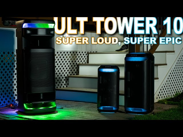 Sony ULT Tower 10 - Sony’s Biggest And Loudest Speaker Yet!