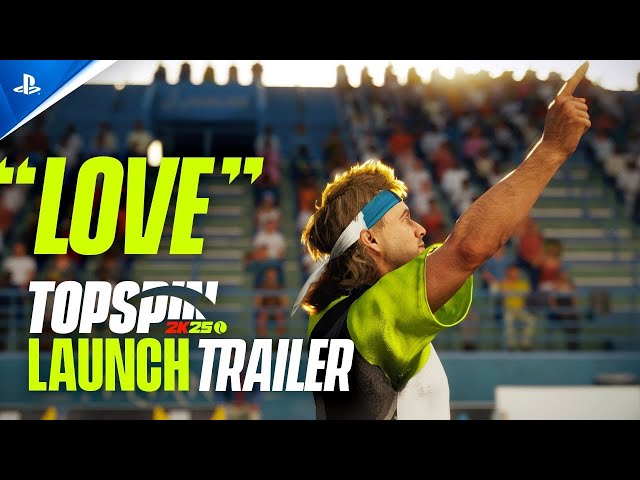 TopSpin 2K25 - Trailer de lancement | PS5, PS4