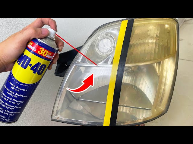 Genius Method! Tips for Cleaning Old Car Headlights to Look Like New at Home in Just a Few Minutes