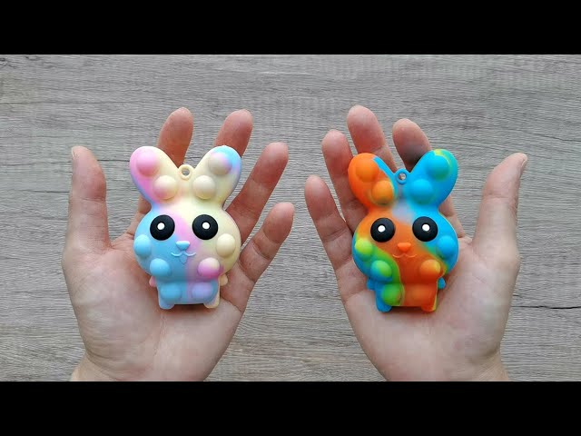 3D Rabbit Pop It Unboxing 2022 - Cute Easter Push Bubble Fidget Toy